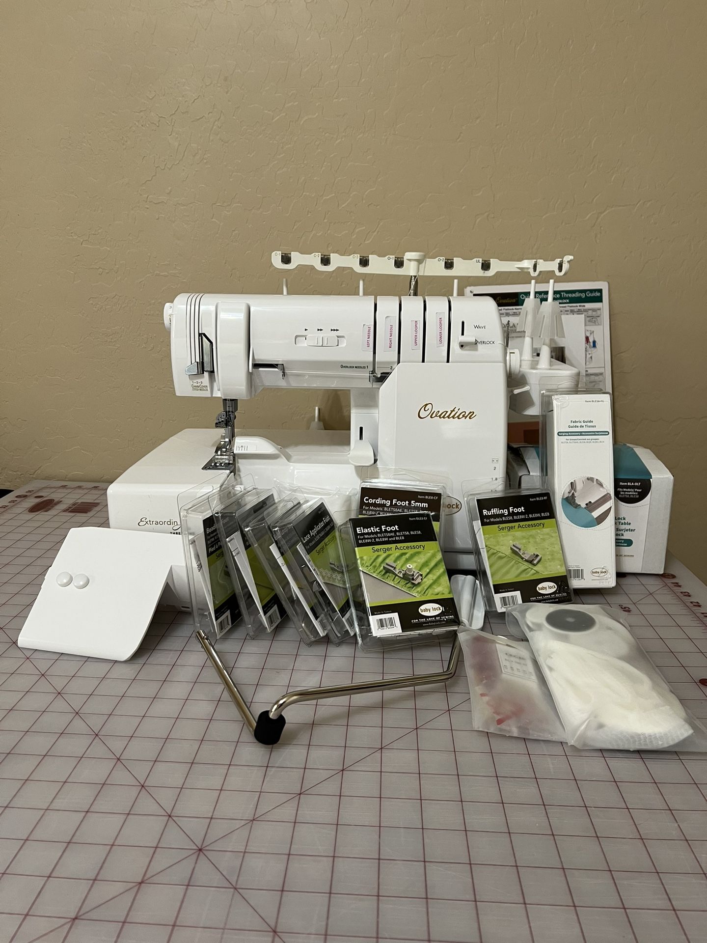 Baby Lock Ovation Serger 8 Thread