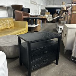 Safavieh Jaylessa Wood Nightstand, Black 