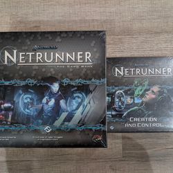 Netrunner Board Game + Creation & Control Expansion SEALED