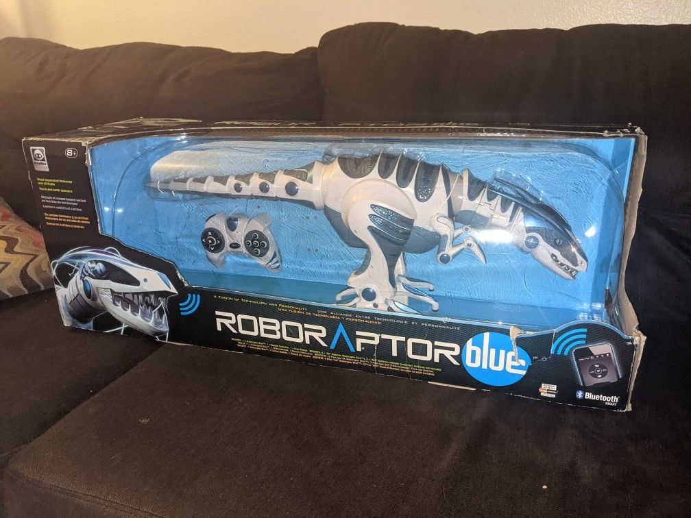 Roboraptor Blue Remote Control Dino Robot