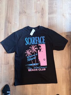 Scarface Tony Montana's Beach Club Graphic Tee