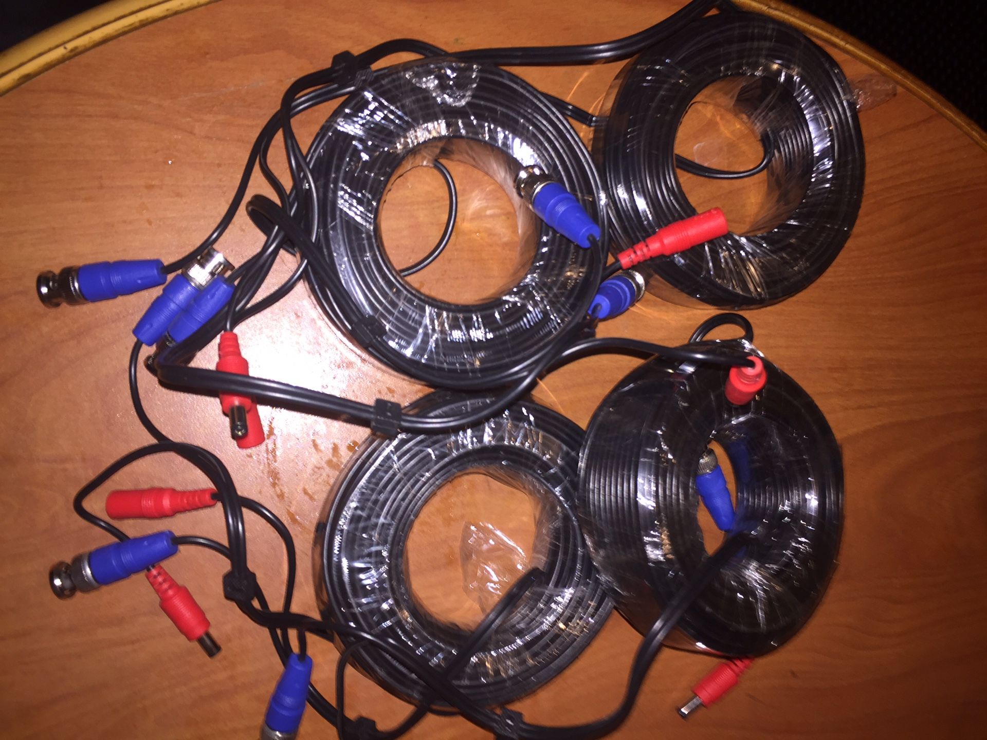 4-50ft bnc cables black $25