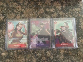 One piece tcg nico robin cards