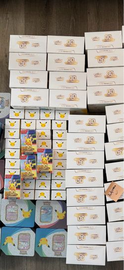 Pokemon TCG 30th Celebration Tin, Booster Bundle, ETB *NEW - FACTORY SEALED