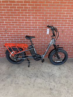 Retrospec Roo Rev XL Cargo Electric Bike - Graphite