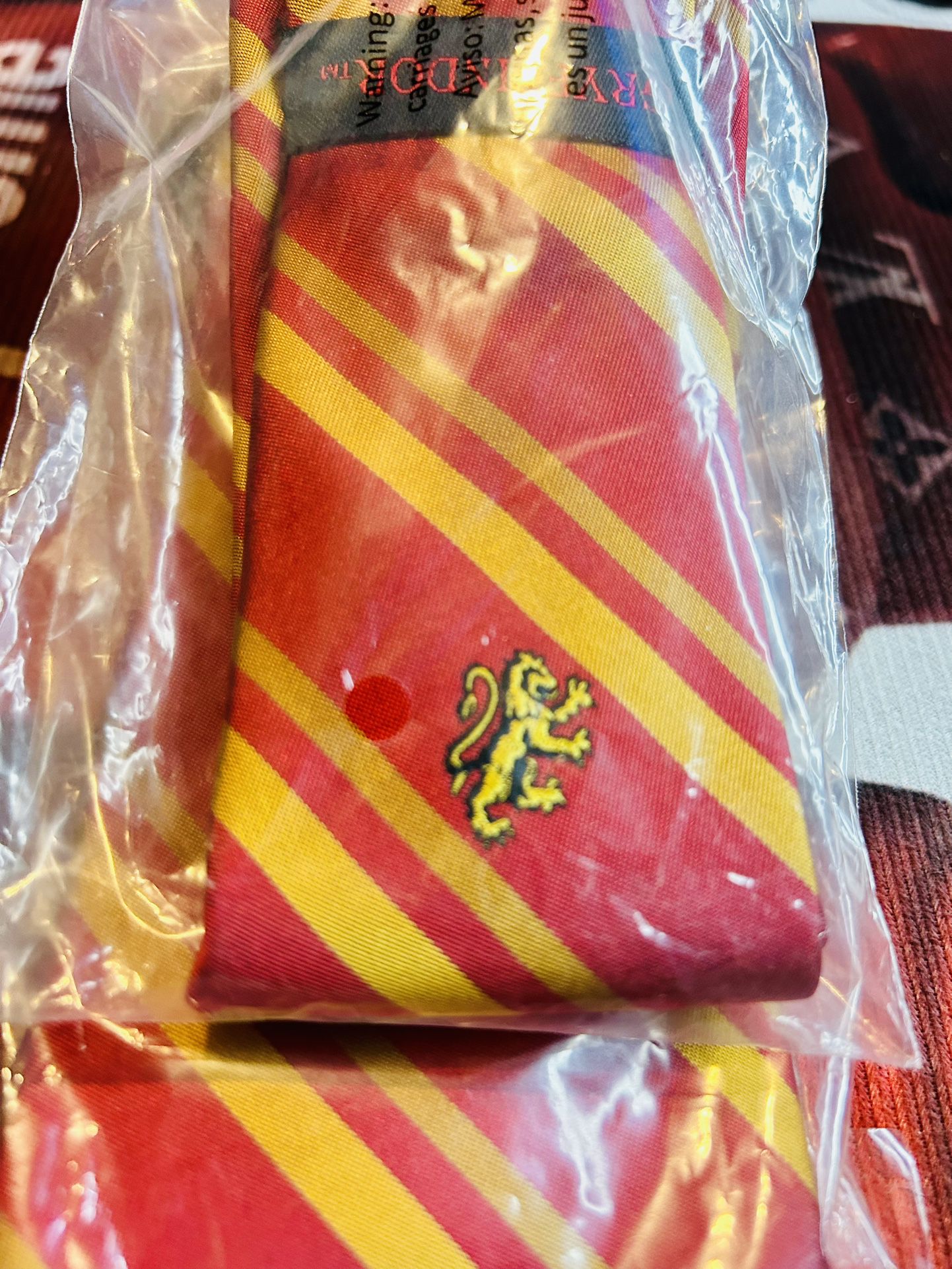 NEW Harry Potter Gryffindor Neck Tie, Loot Crate Exclusive