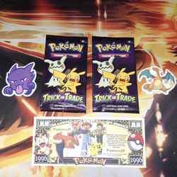 ANIME POKEMON 2023 TRICK OR TRADE TCG  LOT...SEALED...ADULT OWNED AND KEPT IN A SMOKE FREE HOME...YOU GET ALL FOR $5