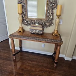 Wood Console/Entry Table - $60