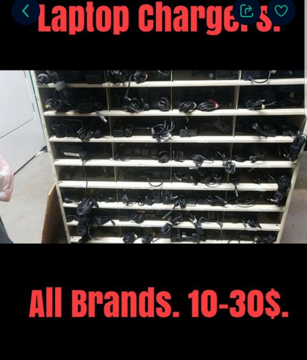 Laptop Chargers Various Assorted Bulk