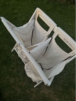 Large  Double Laundry Hamper w/ 2 Liner Bags