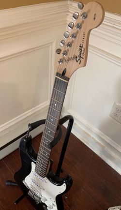 Squire strat fender electric guitar