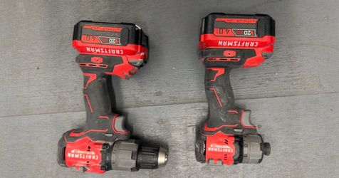 Drill & screwdriver with two battery’s