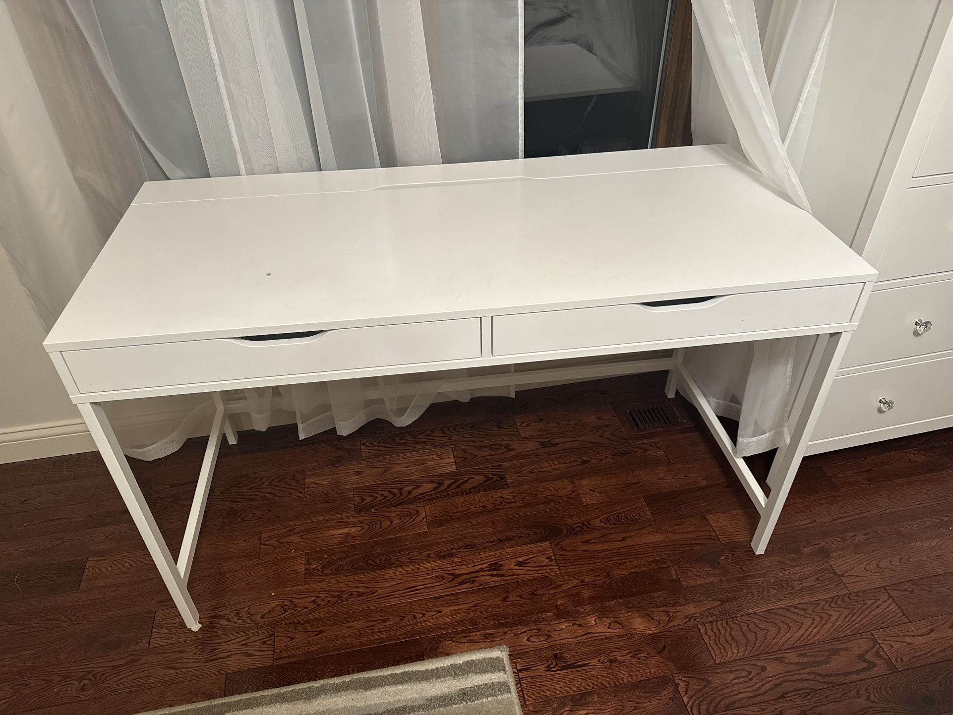 White Ikea Alex Desk Used