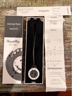 Audemars Piguet & Swatch  OCHO NEGRO