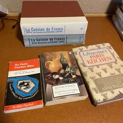 Lot of Antique French Cookbooks 