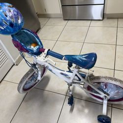 Frozen Bike For Girl. Bicicleta De frozen Para Niña 