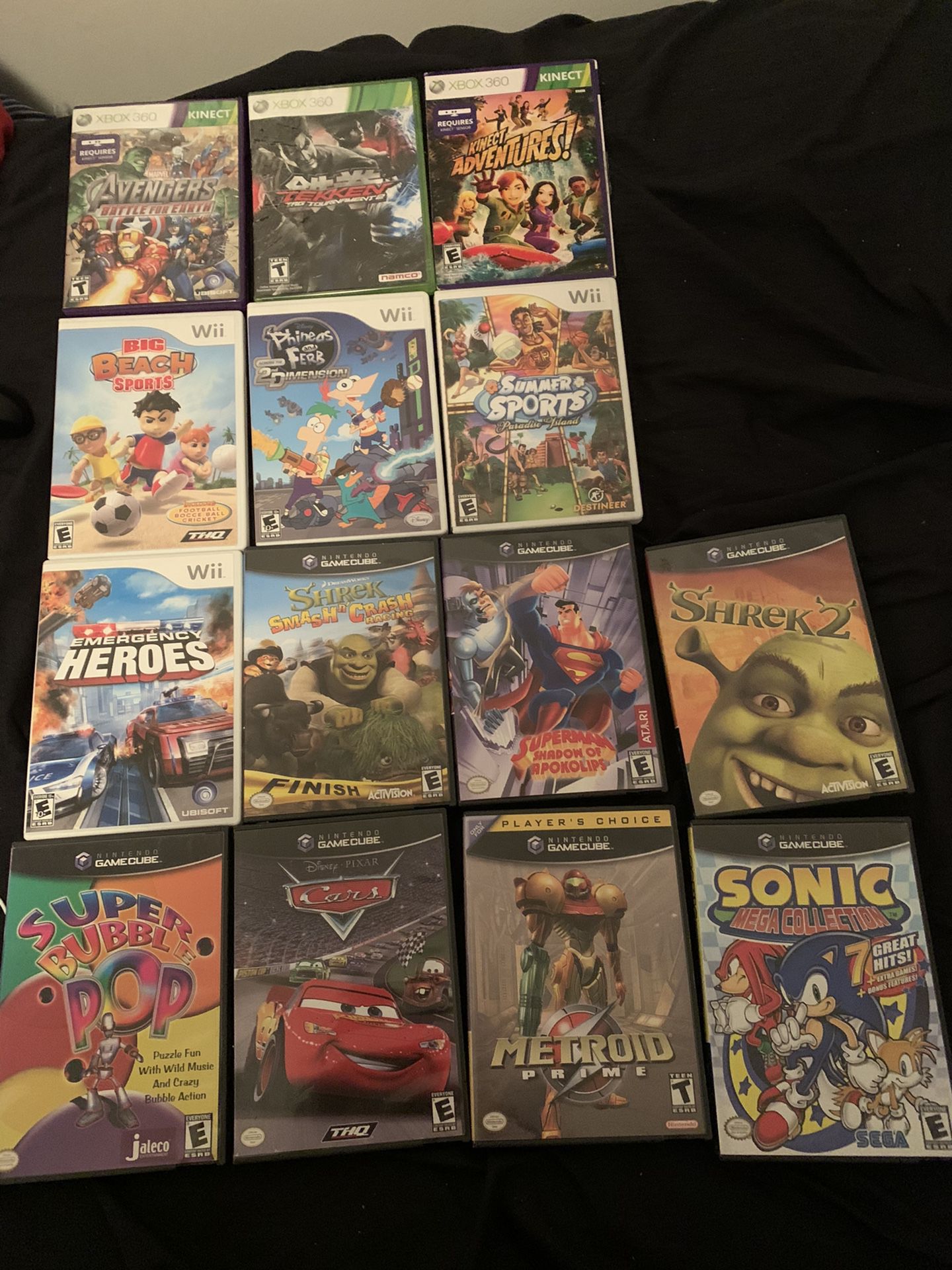 Xbox, gamecube, and Wii games and will trade for switch games