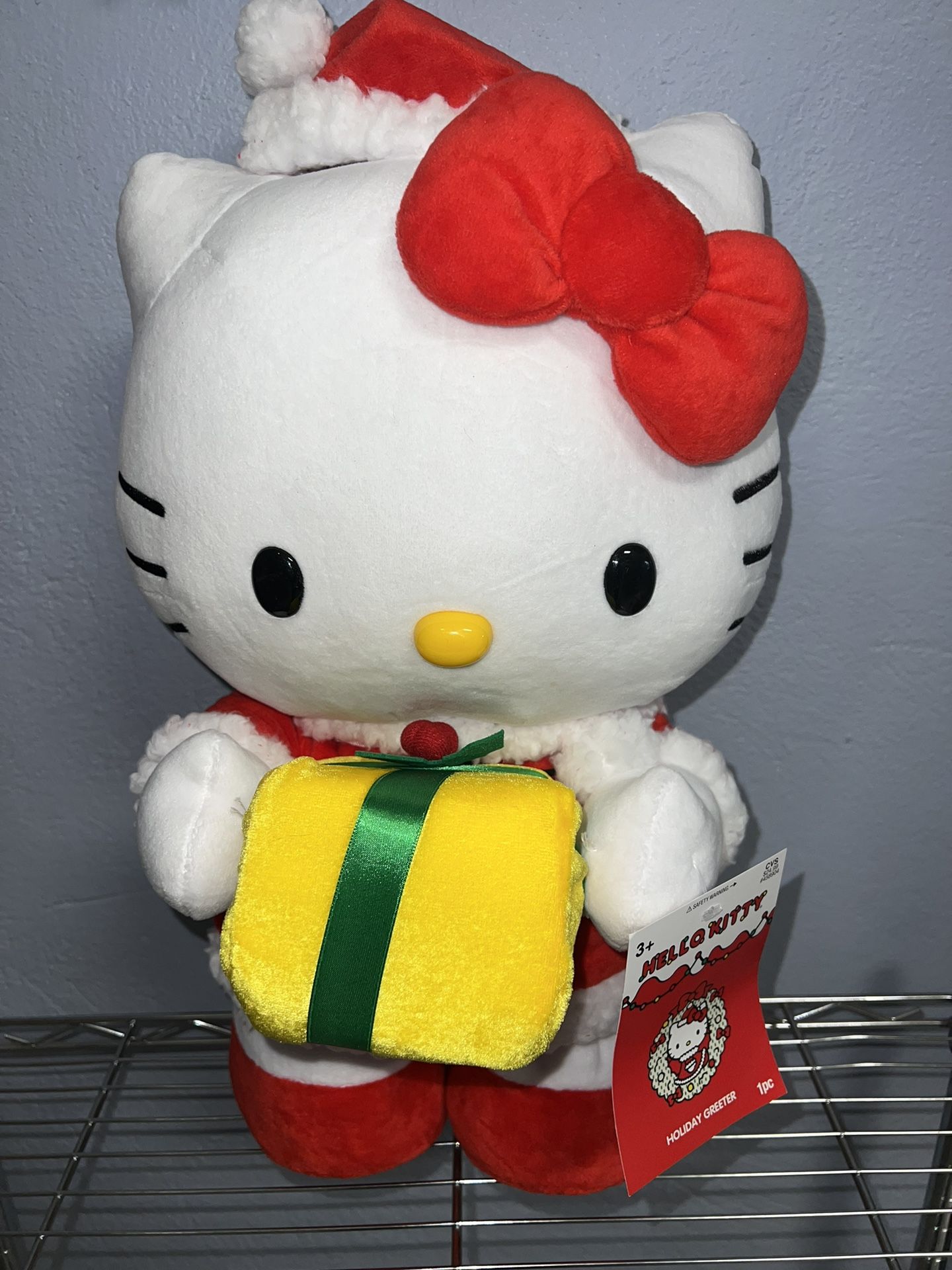 Hello Kitty Christmas Santa Greeter