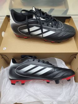 Adidas Soccer Cleats Black White Red