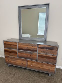 Bedroom furniture . Dresser, chest of drawers, 2 nightstands
