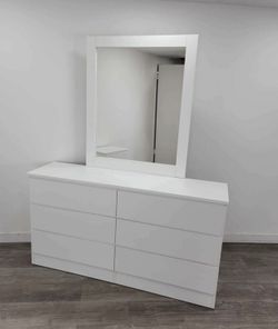 WHITE 6 Drawer Dresser 🤍 Fast Delivery! 🚚 