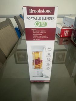 NEW Brookstone Portable Blender – USB-C Rechargeable – BPA Free – $30