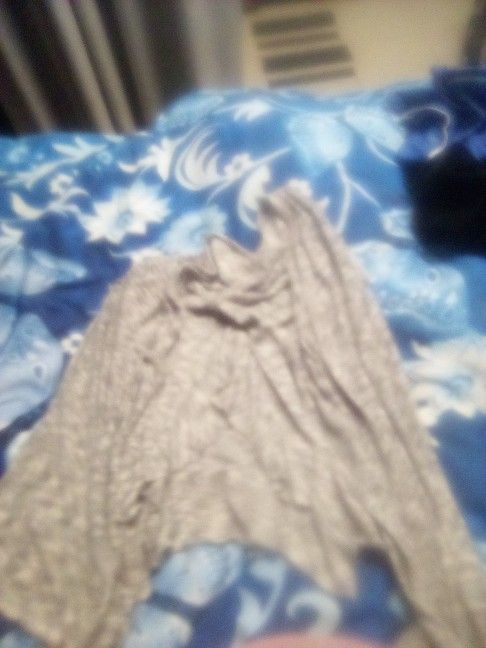 Gray Cardigan