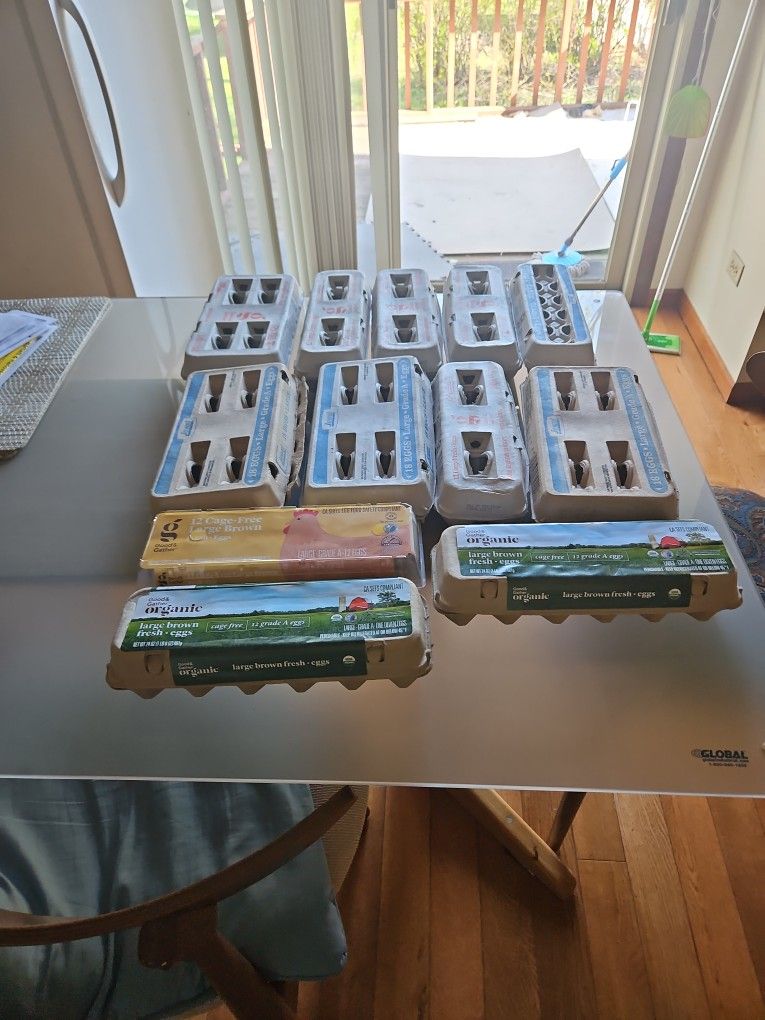 Empty Eggs Boxes