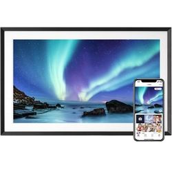 15.6'' Digital Picture Frame with 1920x1080 IPS Touch Screen, Smart Digital Photo Frame with 32GB Storage, Easy Setup to Share Photos/Videos via Free 