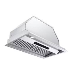 30 in. 900 CFM Convertible Insert Range Hood Stainless Steel with Baffle Filters, LED and Gesture Control 