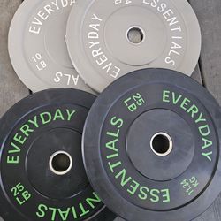 Olympic Bumper Plates (2) 10s & (2) 25s