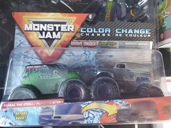 Monster JAM comor Change GRAVE digger Set
