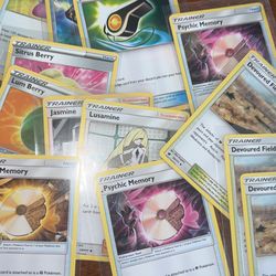 Pokémon Items And Supporter Cards* READ DESCRIPTION