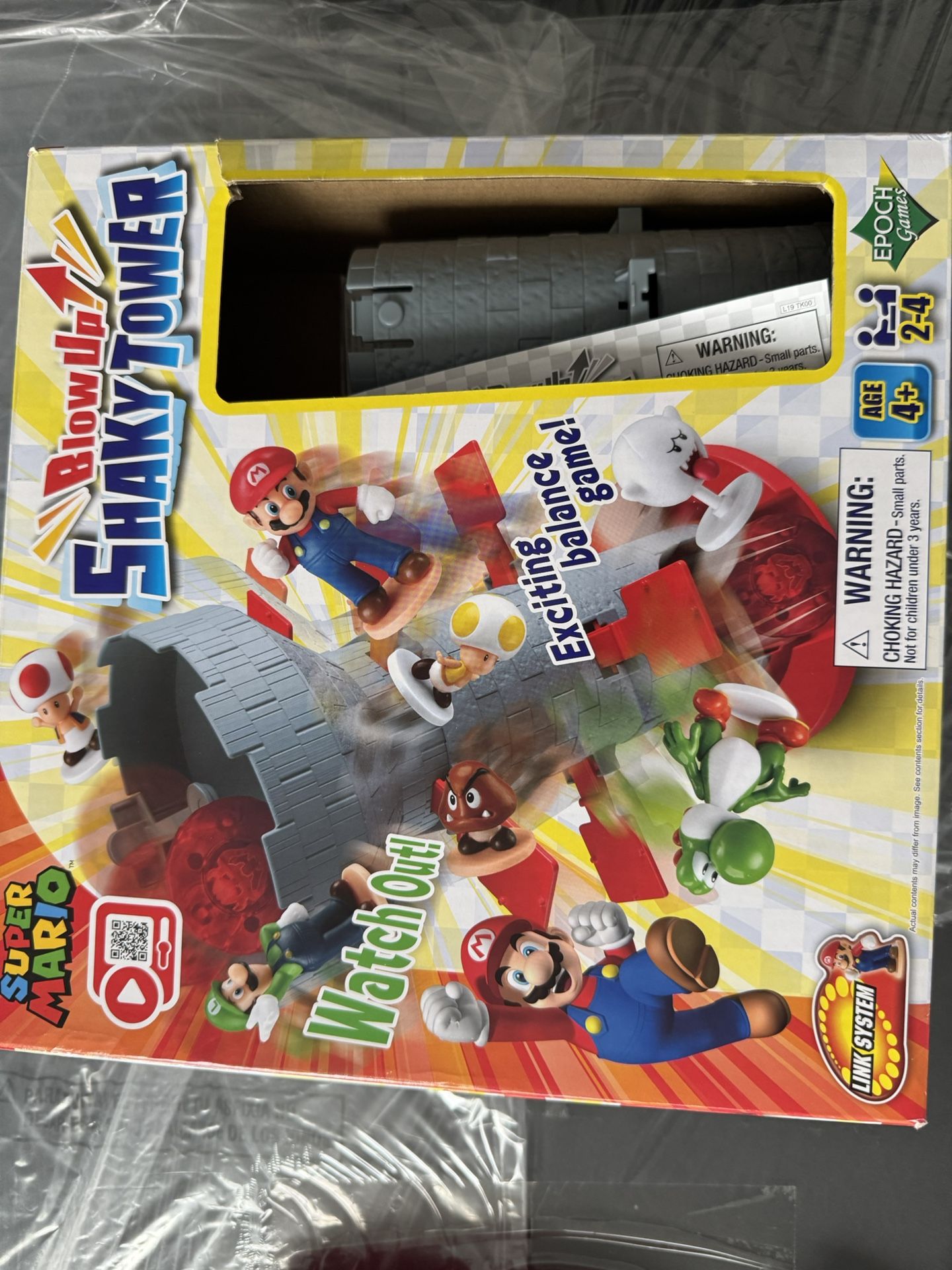 Super Mario Shaky Tower Board Game