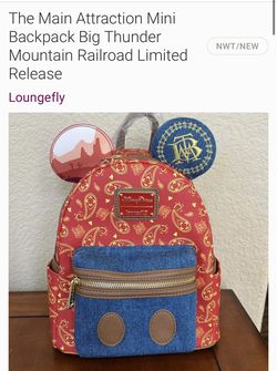 New Never Used No Tags Loungefly Big Thunder Mountain Backpack