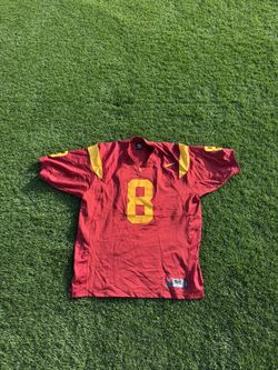 Vintage Nike Authentic USC Trojans #8 Dwayne Jarrett NCAA Football Jersey 