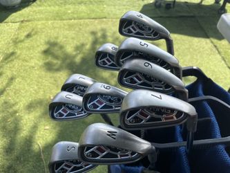 PING G 15 Steel Iron Set 4,5,6,7,8,9,PW,SW,UW,GW(10 IRONS)“ New Grips” stiff Flex 💰 $299  OBO