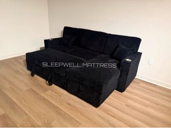 Black sofa bed