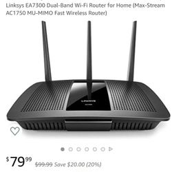 Linksys EA7300 dual band router