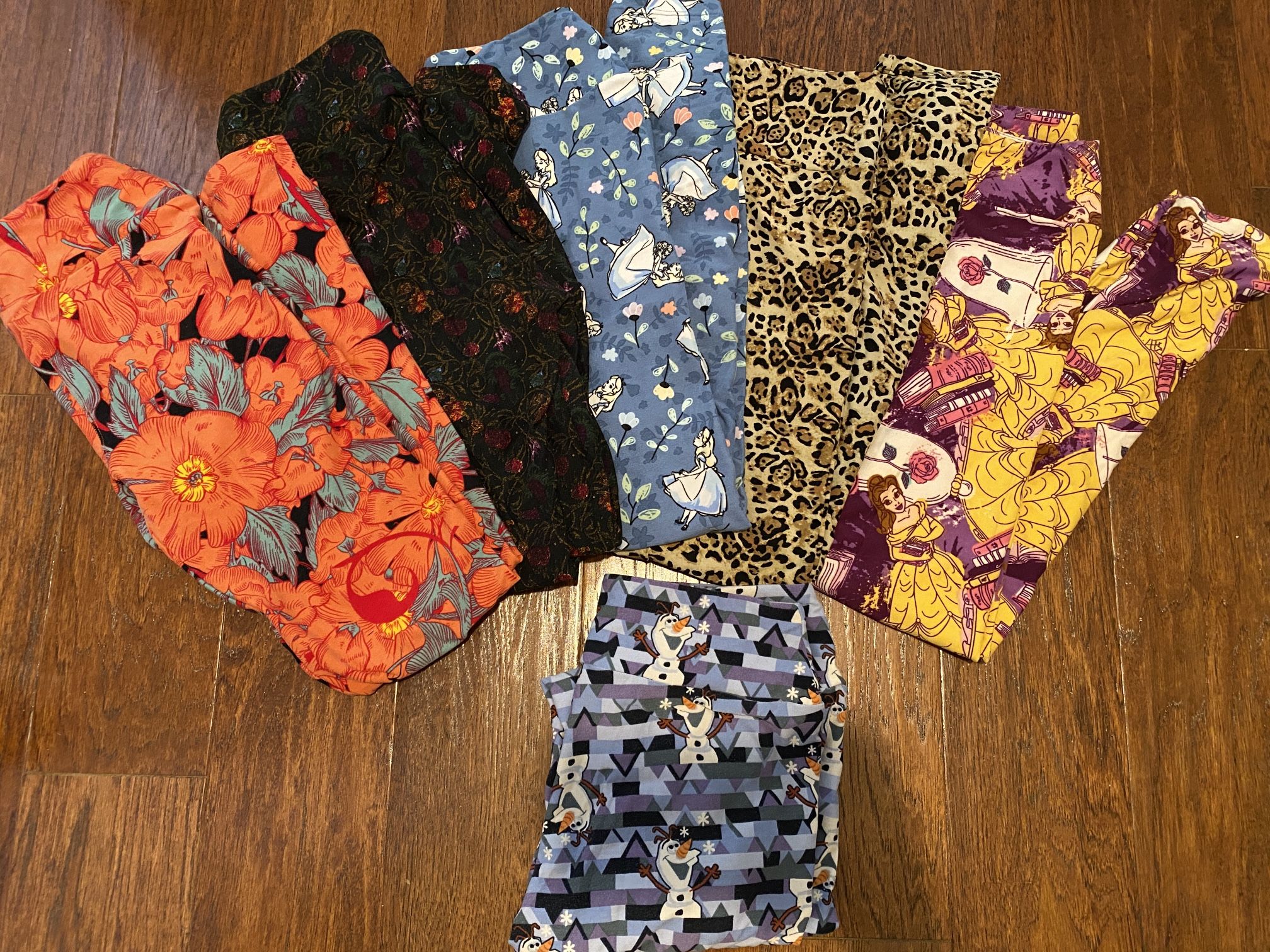 Lularoe Women’s Pants OS One Size Leggings Disney, Animal, & Floral