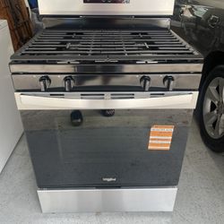 New Whirlpool 5.1 Cu. Ft. Freestanding Gas Range With Broil Drawer 