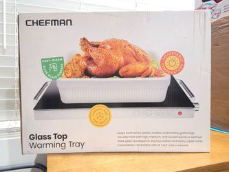 Chefman Glass Top Warming Tray