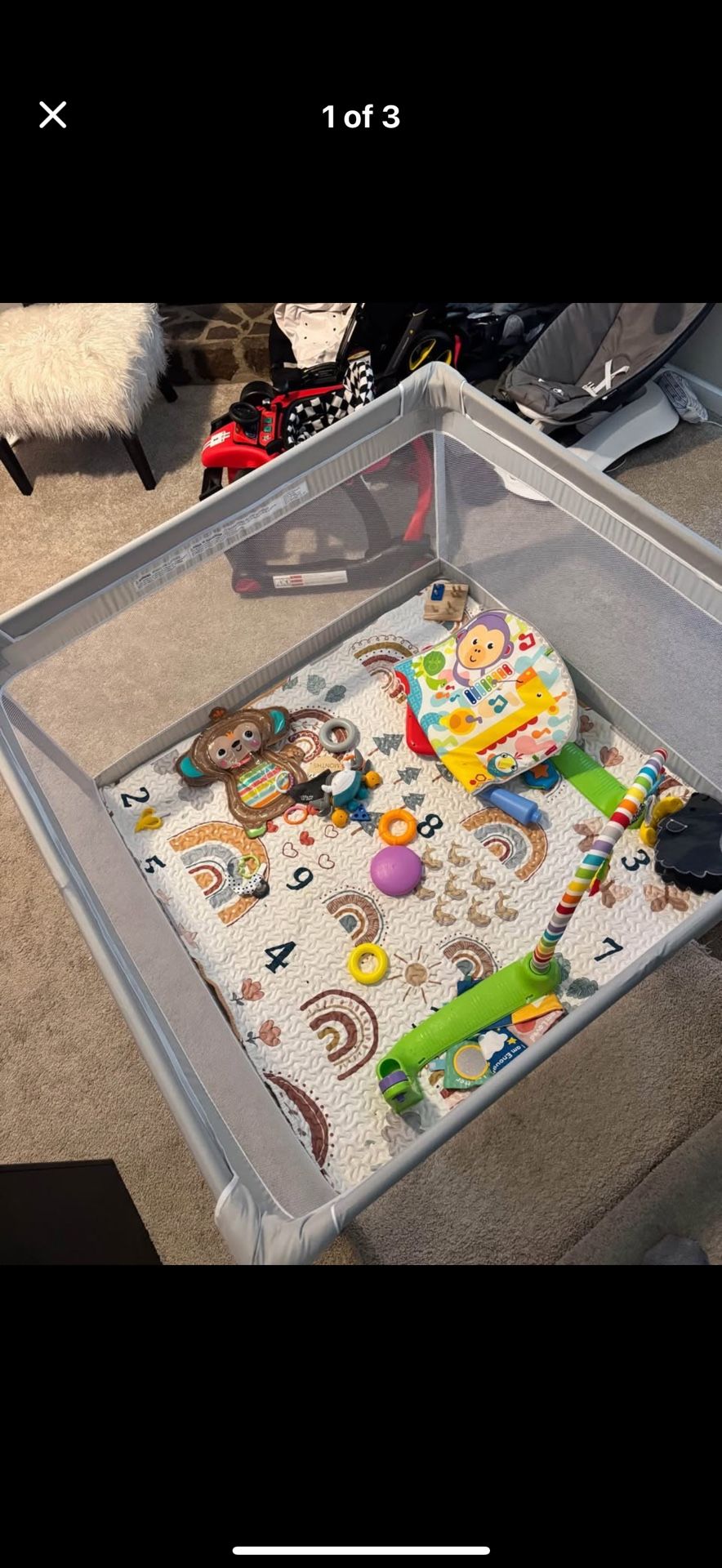 Regalo Soft Sided Playpen With mat