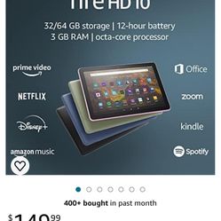 Fire HD 10 Tablet 