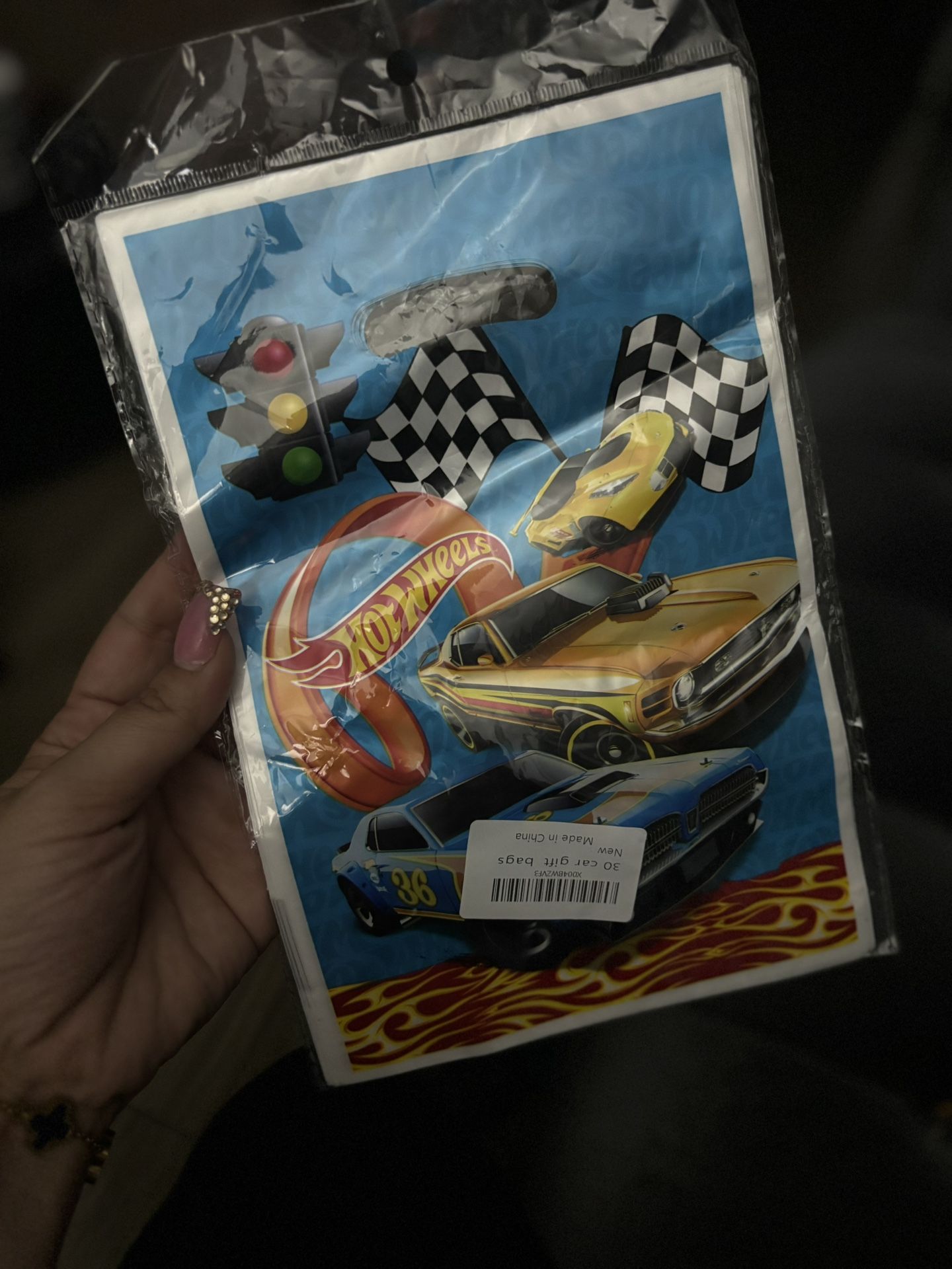 Hot Wheel Favor Bags