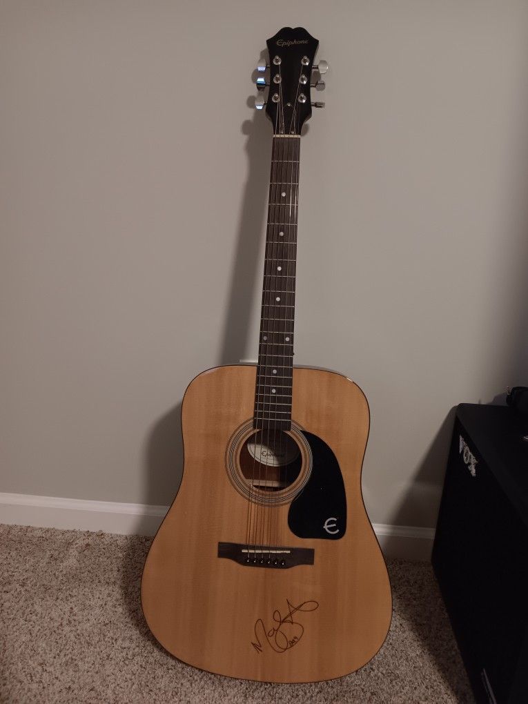 Miranda Lambert Autographed Epiphone Acoustic Guitar