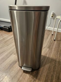 13 gallon stainless steel trashcan