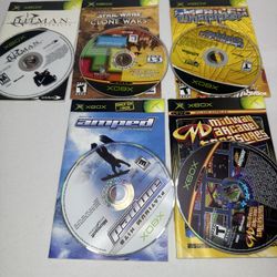 Microsoft Xbox Lot Of 5 Video Games 