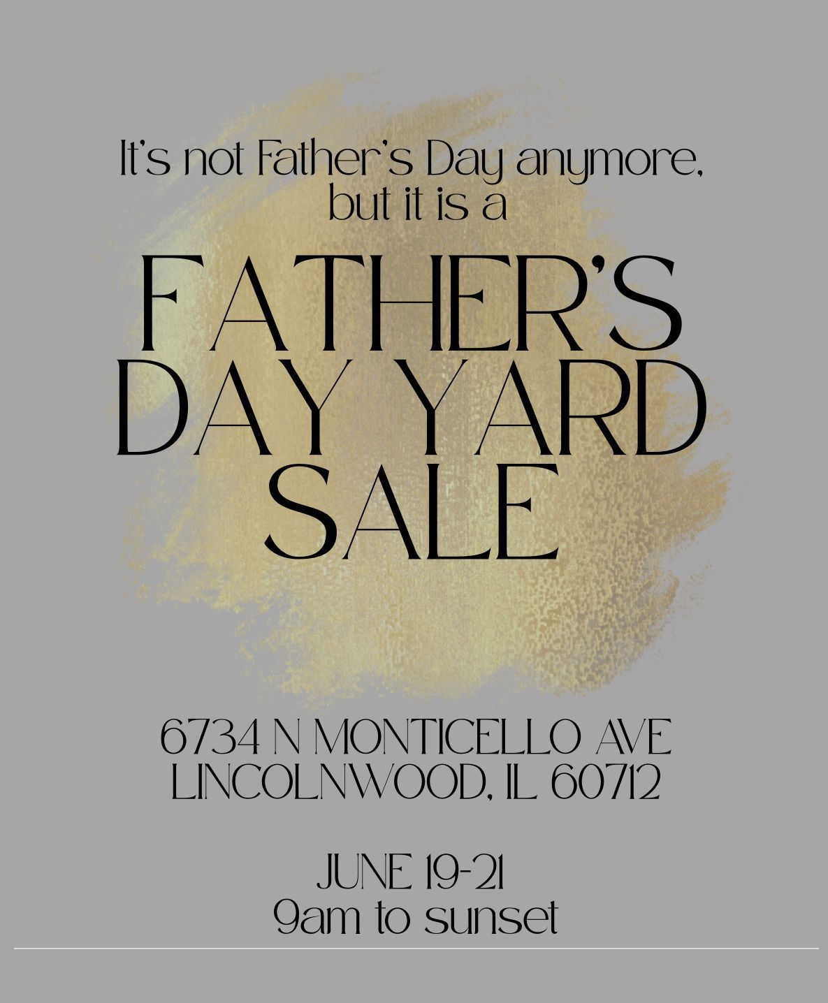 June 19-21 - Yard Sale – Tools, Antiques, Collectibles & More! $1 (Lincolnwood)