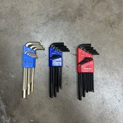 Snap-On Ball Ended Allen Key Sets